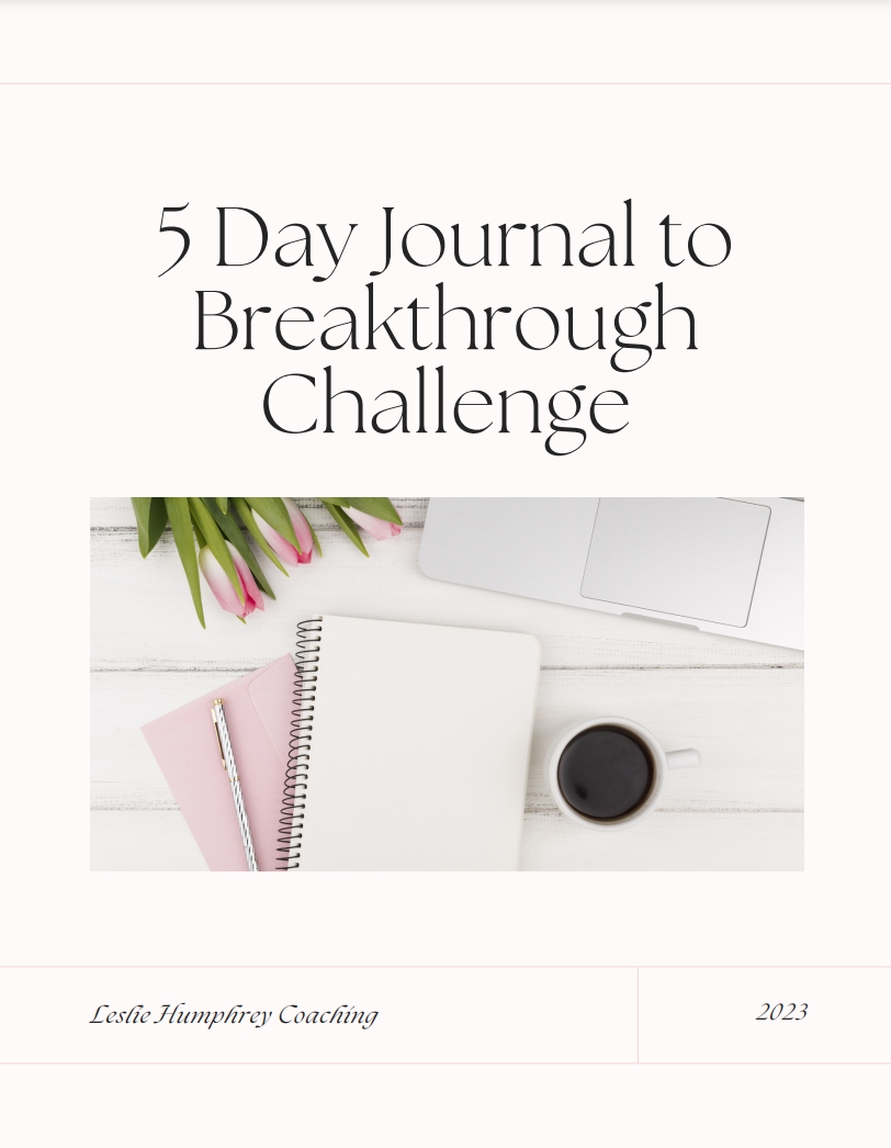 5 Day Breakthrough Journal